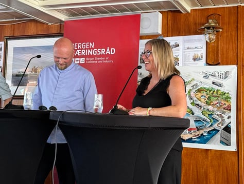 Frydenbø Eiendom i debatt hos Bergen Næringsråd, Arendalsuka 2024