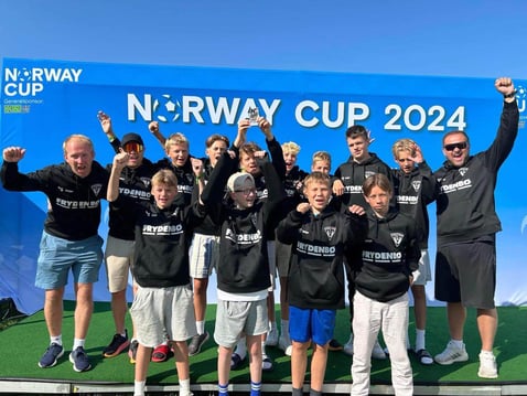 Frydenbø med Tertnes fotball til Norway Cup